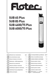 Flotec SUB 4600/75 Plus Handleiding Voor Gebruik