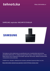 Samsung NK36M7070VS/UR Installatiehandleiding En Gebruiksaanwijzing