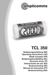 Amplicomms TCL 350 Bedieningshandleiding