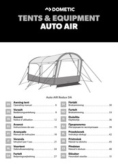 Dometic Auto AIR Redux DA Gebruiksaanwijzing