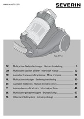 SEVERIN 7114 Bedieningshandleiding