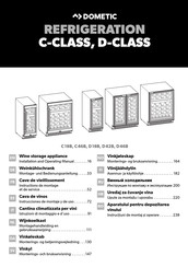 Dometic C-CLASS Series Montagehandleiding En Gebruiksaanwijzing