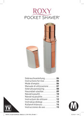 Roxy POCKET SHAVER Gebruiksaanwijzing