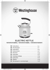 Westinghouse WKWKH148WH Instructies