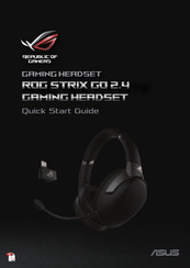 ASus ROG STRIX GO 2.4 Snelstartgids