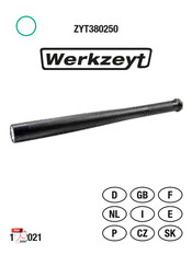 Werkzeyt ZYT380250 Handleiding