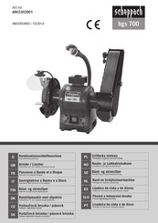 Scheppach bgs 700 Vertaling Van De Originele Handleiding