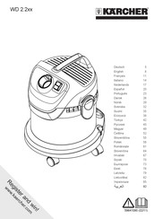 Kärcher WD 2.2 Series Originele Gebruiksaanwijzing