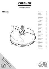 Kärcher FR Classic Originele Gebruiksaanwijzing