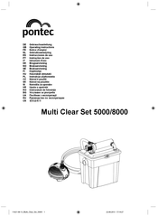 Pontec Multi Clear Set 5000 Gebruiksaanwijzing