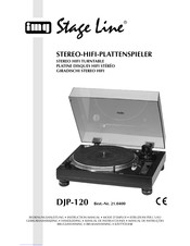 IMG STAGELINE DJP-120 Gebruiksaanwijzing