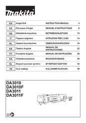 Makita DA3010 Gebruiksaanwijzing