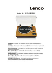 LENCO LS-55 Handleiding