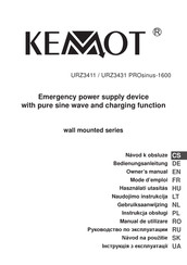 Kemot PROsinus-1600 Gebruiksaanwijzing