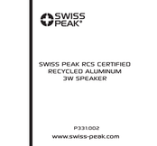 Swiss Peak P331.002 Handleiding