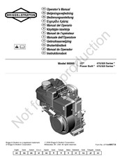 Briggs & Stratton Power Built 525 Series Gebruiksaanwijzing