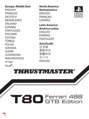 Thrustmaster T80 Ferrari 488 GTB Edition Handleiding