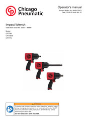 Chicago Pneumatic CP7779 Gebruiksaanwijzing