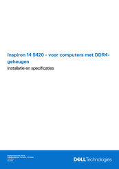 Dell P157G001 Installatiehandleiding