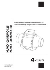 Casals KUVIO 150 T Handleiding