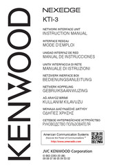 Kenwood NEXEDGE KTI-3 Gebruiksaanwijzing