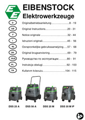 EIBENSTOCK DSS 50 A Oorspronkelijke Gebruiksaanwijzing