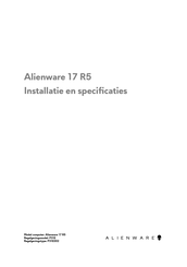 Dell Alienware 17 R5 Installatiehandleiding