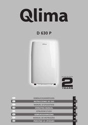 Qlima D 630 P Gebruiksaanwijzing