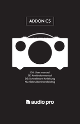 Audio Pro ADDON C5 Gebruikershandleiding