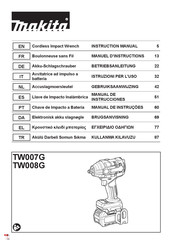 Makita TW008G Gebruiksaanwijzing