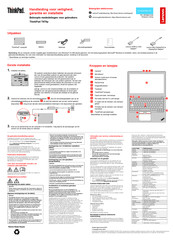 Lenovo ThinkPad T470p Handleiding En Veiligheidsvoorschriften