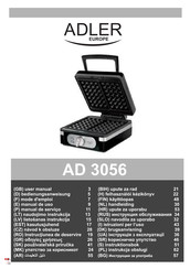 Adler europe AD 3056 Handleiding