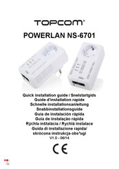 Topcom POWERLAN NS-6701 Snelstartgids