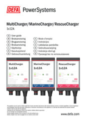 DEFA MarineCharger 1x12A Gebruiksaanwijzing