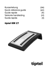 TIPTEL KM 27 Verkorte Handleiding