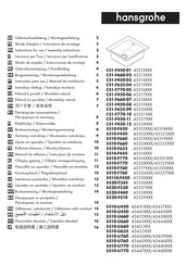 Hansgrohe C51-F770-05 43216 Series Gebruiksaanwijzing