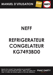 NEFF KG74 Series Gebruiksaanwijzing