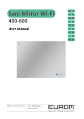 EUROM Sani Mirror 400 Wi-Fi Handleiding