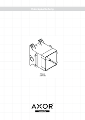 Hansgrohe Axor Starck 40876180 Montagehandleiding