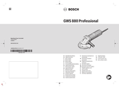 Bosch GWS 880 Professional Oorspronkelijke Gebruiksaanwijzing