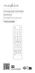 nedis TVRC2340BK Snelstartgids