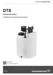 Grundfos DTS Dosing tank station Installatie- En Bedieningsinstructies