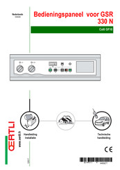 OERTLI GSR 330 N Installatiehandleiding