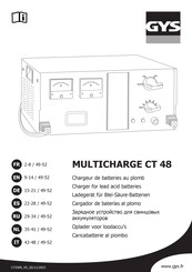 GYS MULTICHARGE CT 48 Gebruiksaanwijzing