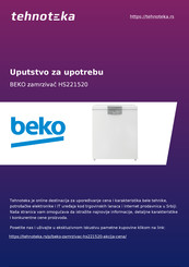 Beko HS221520 Gebruiksaanwijzing