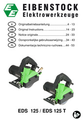 EIBENSTOCK EDS 125 Oorspronkelijke Gebruiksaanwijzing