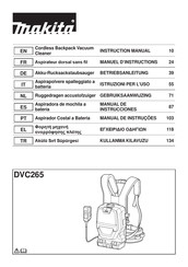 Makita DVC265 Gebruiksaanwijzing