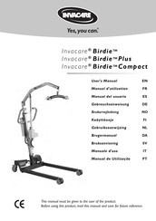 Invacare Birdie Gebruiksaanwijzing