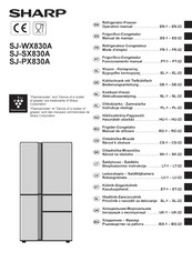 Sharp SJ-WX830A Gebruiksaanwijzing