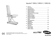 Invacare Aquatec ORCA F Gebruiksaanwijzing